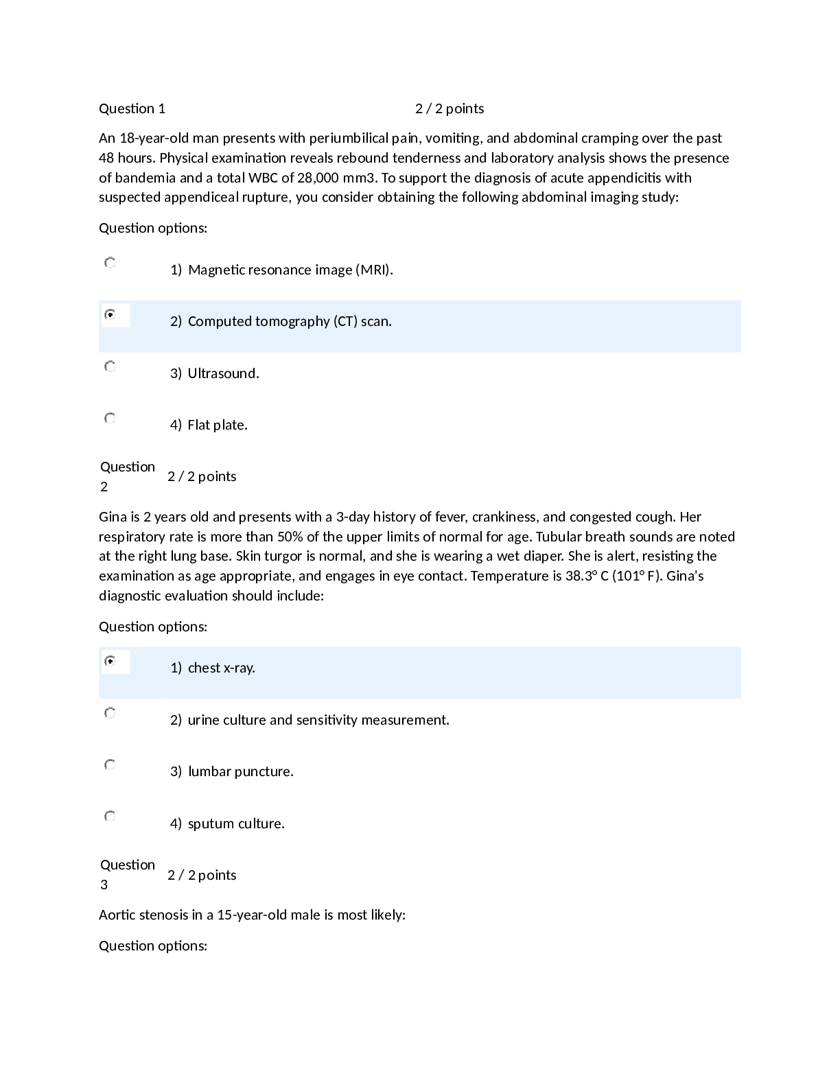 Preview image for MN 580 PEDIATRIC MIDTERM EXAM / MN580 PEDIATRIC MIDTERM EXAM (LATEST-2020)|COMPLETE SOLUTION: KAPLAN UNIVERSITY